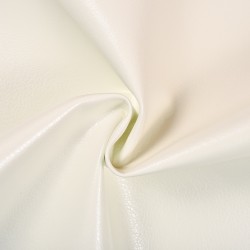 Ткань Дерматин (Кожзам) для мебели, цвет Белый (на отрез)  в Златоусте