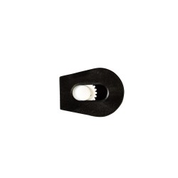 Зажим для шнура 4 мм KL  Чёрный + Белый (поштучно)  в Златоусте