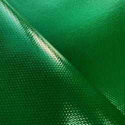 Ткань ПВХ 600 гр/м2 плотная, Зелёный (Ширина 150см), на отрез  в Златоусте