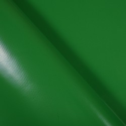Ткань ПВХ 450 гр/м2, Зелёный (Ширина 160см), на отрез  в Златоусте