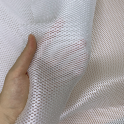 Сетка 3D трехслойная Air mesh 160 гр/м2, цвет Белый (на отрез)  в Златоусте