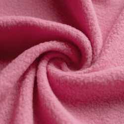 Флис Односторонний 130 гр/м2, цвет Розовый (на отрез)  в Златоусте