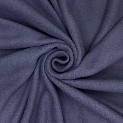 Ткань Флис Односторонний 130 гр/м2, цвет Темно-серый (на отрез)  в Златоусте