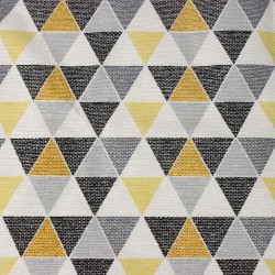 Интерьерная ткань Дак (DUCK), принт &quot;Малые Треугольники&quot; (на отрез)  в Златоусте
