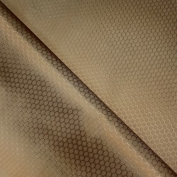 Ткань Оксфорд 300D PU Рип-Стоп СОТЫ, цвет Светло-Коричневый (на отрез)  в Златоусте