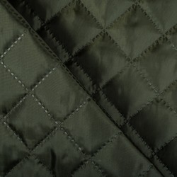 Стеганая подкладочная ткань с синтепоном (100гр/м2), цвет Хаки (на отрез)  в Златоусте
